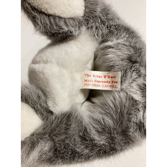 Great O’Hare Easter Bunny Rabbit Plush Puppet 17 Inch Emporium Capwell Korea EUC - Picture 6 of 8